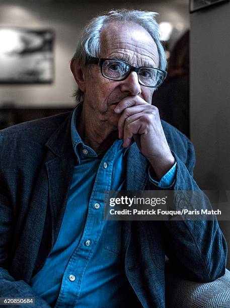 Film director Ken Loach is photographed for Paris Match on September 20, 2016 in Paris, France.