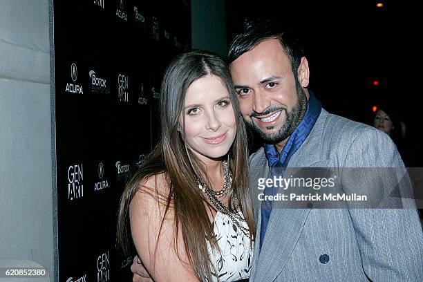 Jennifer Egan and Nick Verreos attend GEN ART To Kick Off Fall 2008 LA Fashion Week With 5th Anniversary of "THE NEW GARDE" at Park Plaza Hotel on...
