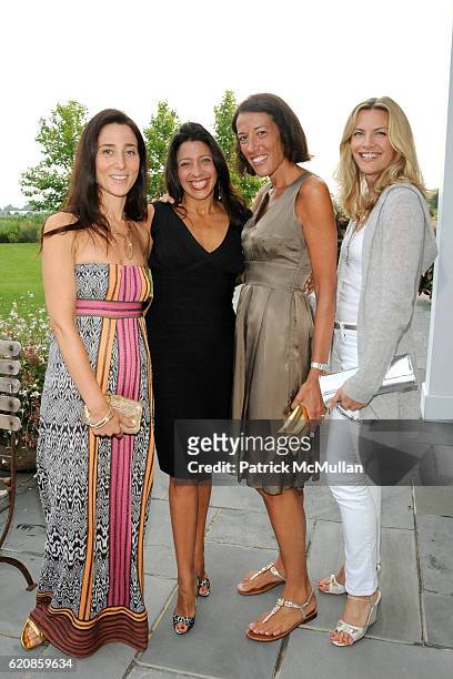 Stacey Bronfman, Lisa Anastos, Laura Dubin-Wander and Rachel DiCarlo attend MARTIN+OSA Celebrates CREATIVE TIME at Private Residence on August 2,...