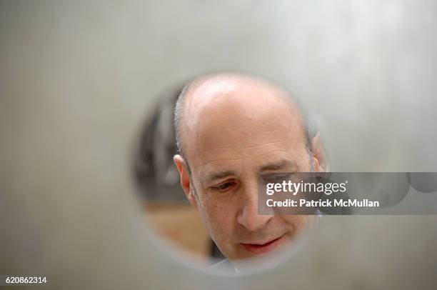 Peter Stevens attends GALERIE GMURZYNSKA unveiling of the Primo Piano II Sculpture by DAVID SMITH at The Paradeplatz on May 31, 2008 in Zurich,...