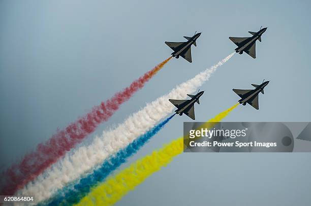 People's Liberation Army Air Force Chengdu J-10 jet fighters, manufactured by Chengdu Aerospace Corp., a unit of Aviation Industry Corp. Of China ,...