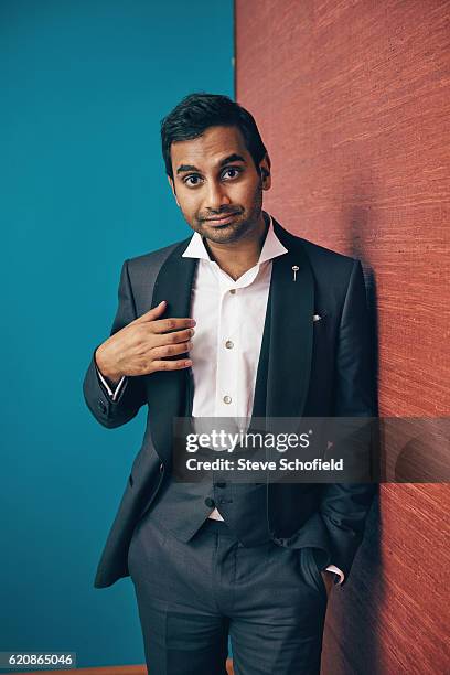 Actor Aziz Ansari is photographed for Emmy magazine on September 18, 2016 in Los Angeles, California.