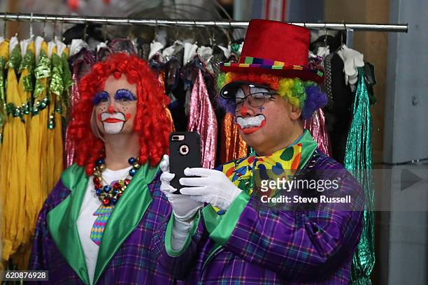 Celebrity clowns are donors who donate $1200 to the parade and are rewarded with a spot in the parade in make-up to protect their identities. During...