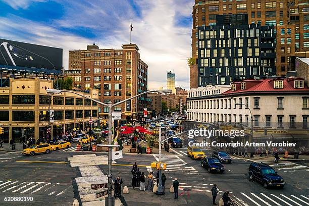 the meatpacking district in the afternoon - meatpacking district bildbanksfoton och bilder