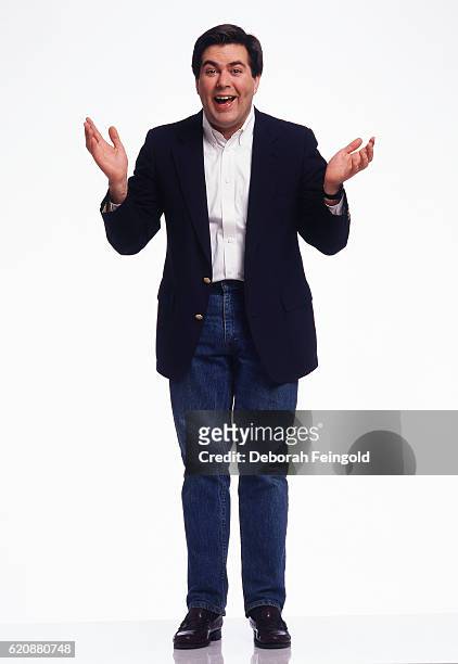 Deborah Feingold/Corbis via Getty Images) NEW YORK Comedian Kevin Meaney poses for a portrait in March 1989 in New York City, New York.