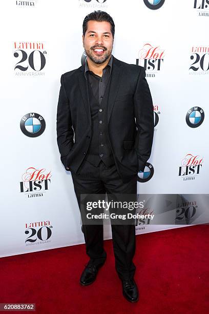 Actor Sal Velez Jr arrives for the Latina Magazine's 20th Anniversary Event Celebrating "Hollywood Hot List" Honorees at STK Los Angeles on November...