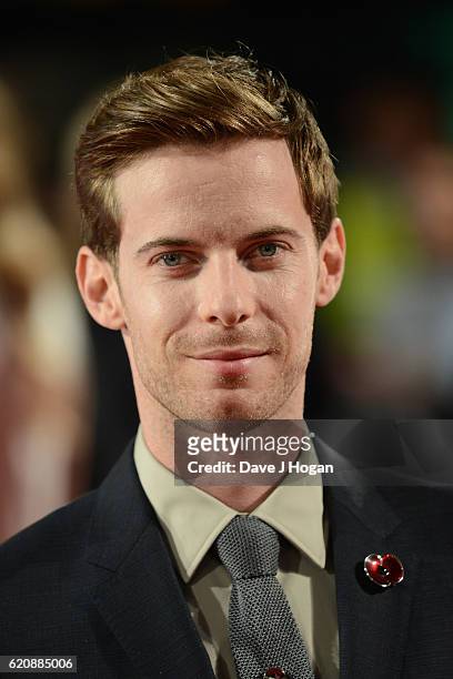 Luke Treadway attends the UK Premiere of "A Street Cat Named Bob" in aid of Action On Addiction on November 3, 2016 in London, United Kingdom.
