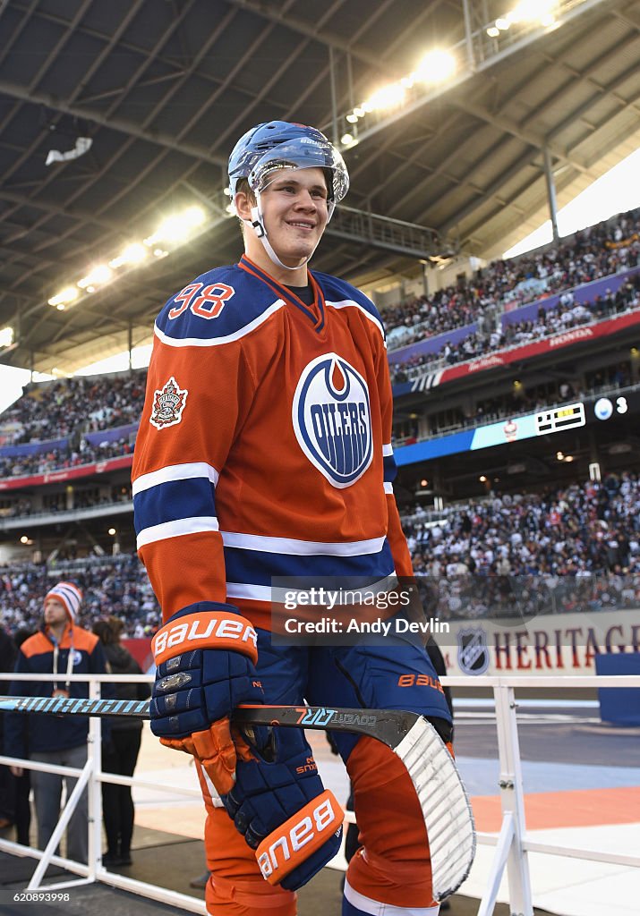 Edmonton Tim Jesse Puljujarvi of the Edmonton Oilers plays in the 2016 Tim Hortons ...