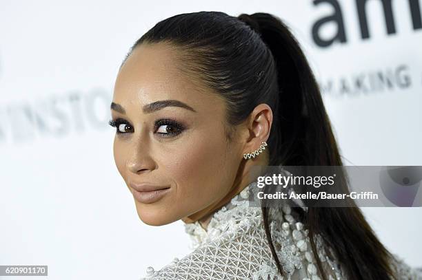 Actress Cara Santana arrives at amfAR's Inspiration Gala Los Angeles at Milk Studios on October 27, 2016 in Hollywood, California.