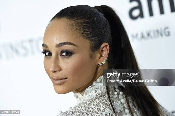 Actress Cara Santana arrives at amfAR's Inspiration Gala Los Angeles at Milk Studios on October 27, 2016 in Hollywood, California.