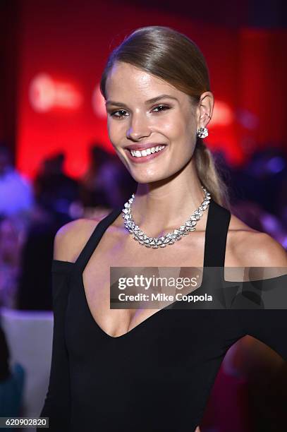 Annika Krijt attends 15th Annual Elton John AIDS Foundation An Enduring Vision Benefit at Cipriani Wall Street on November 2, 2016 in New York City.