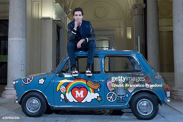 Mika attends the 'Stasera CasaMika' Tv Show presentation at Palazzo Turati on November 3, 2016 in Milan, Italy.