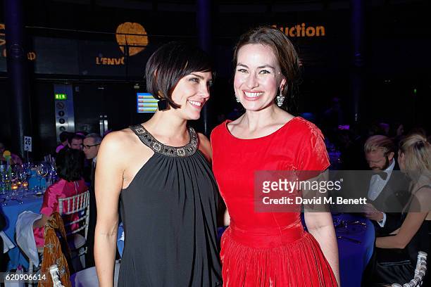Annabel Scholey and Maimie McCoy attend the SeriousFun London Gala 2016 at The Roundhouse on November 3, 2016 in London, England.