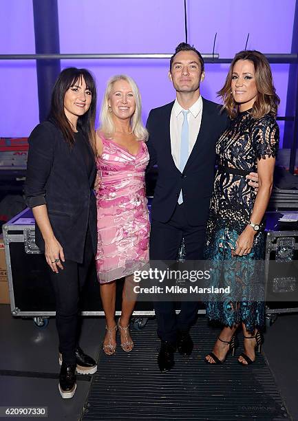 Tunstall, Clea Newman, Jude Law and Natalie Pinkham attend the SeriousFun Children's Network London Gala 2016 at The Roundhouse on November 3, 2016...