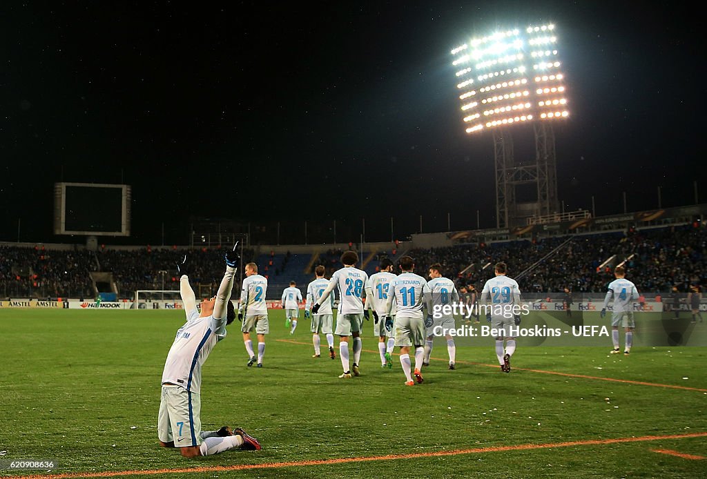 Zenit St Petersburg v Dundalk - UEFA Europa League Group D Matchday 4