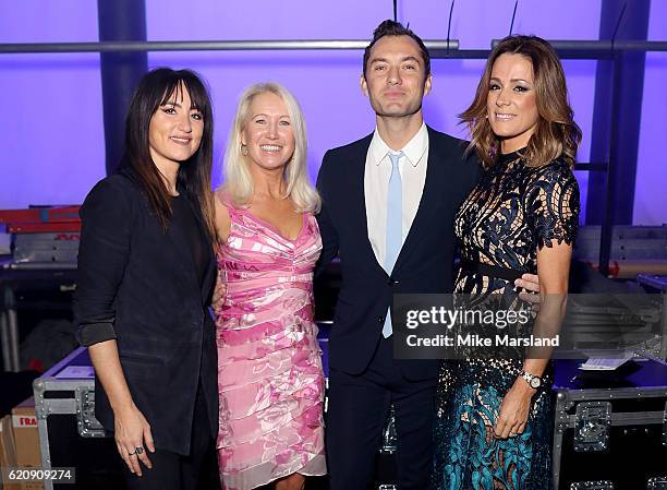 Tunstall, Clea Newman, Jude Law and Natalie Pinkham attend the SeriousFun Children's Network London Gala 2016 at The Roundhouse on November 3, 2016...