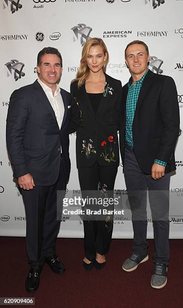 Under Armour CEO Kevin Plank. Model Karlie Kloss and Golfer Jordan Spieth attend the Fast Company Innovation Festival 2016 - Under Armour CEO &...
