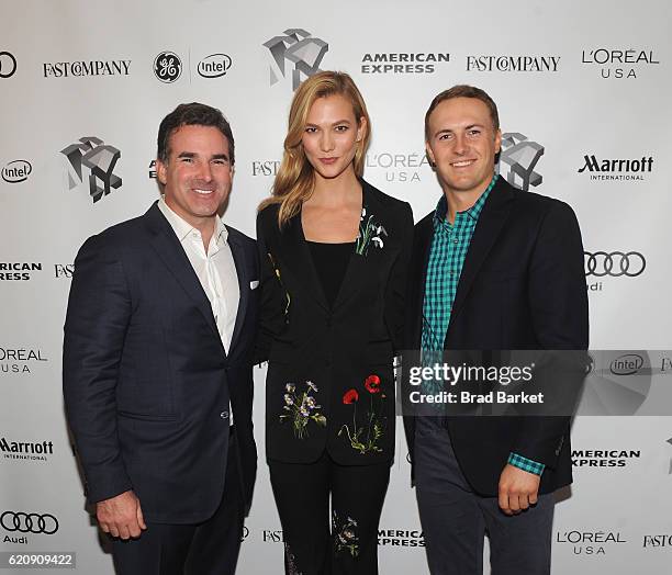 Under Armour CEO Kevin Plank. Model Karlie Kloss and Golfer Jordan Spieth attend the Fast Company Innovation Festival 2016 - Under Armour CEO &...