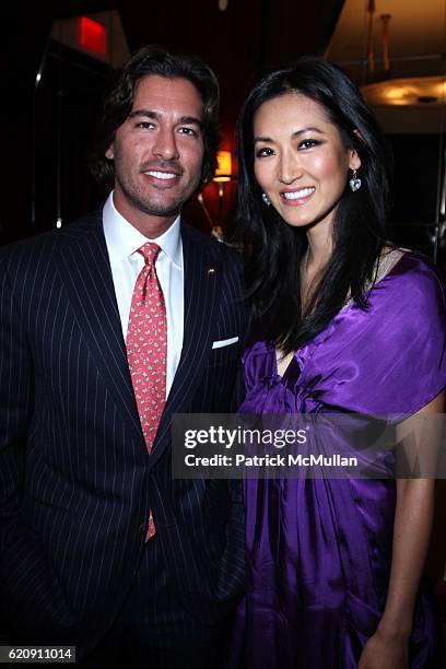 Josh Bernstein and Kelly Choi attend A Lunch to Celebrate the Premiere of the DISCOVERY CHANNEL'S - INTO THE UNKNOWN with JOSH BERNSTEIN hosted by...