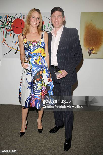 Amanda Steck and Glenn Fuhrman attend ASPEN ART MUSEUM hosts artCRUSH 2008 at Aspen Art Museum on August 1, 2008 in Aspen, CO.