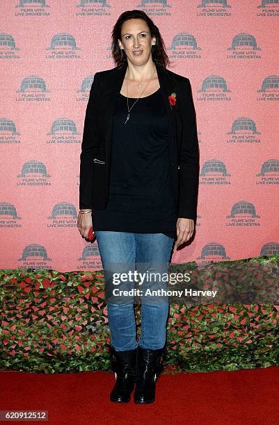 Miranda Hart attends Jurassic Park Live at the Royal Albert Hall on November 3, 2016 in London, England.