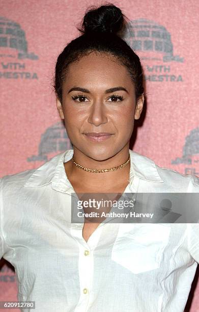 Heather Watson attends Jurassic Park Live at the Royal Albert Hall on November 3, 2016 in London, England.