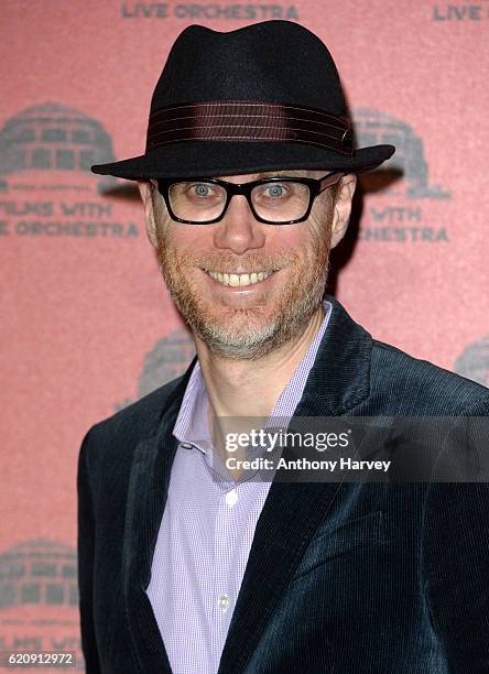 Stephen Merchant attends Jurassic Park Live at the Royal Albert Hall on November 3, 2016 in London, England.