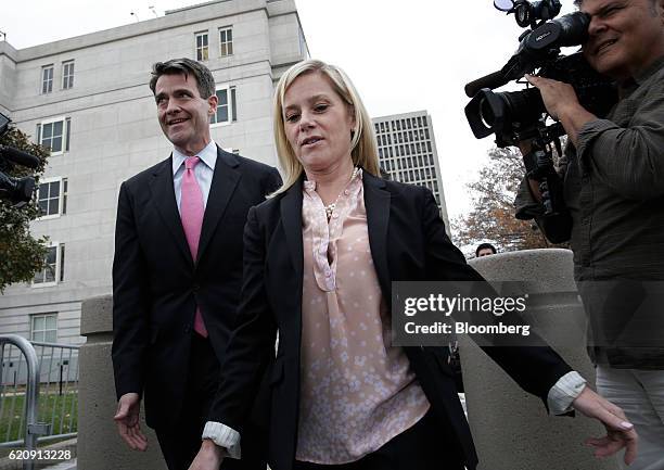 William "Bill" Baroni, former deputy executive director of the Port Authority of New York & New Jersey, left, and Bridget Anne Kelly, former deputy...