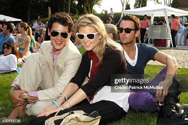 Luigi Tadini, Marisa Bregman and Justin Belmont attend Watermill Concert 2008 The Last Song of Summer Rufus Wainwright with his special guest Jessye...