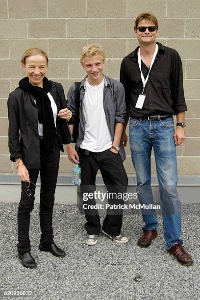 Gabrielle Oettingen, Anton Gollwitzer and Carsten Siebert attend Watermill Concert 2008 The Last Song of Summer Rufus Wainwright with his special...