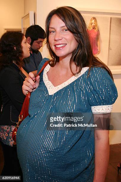 Brie Shaffer attends Whistling Past The Graveyard NEW WORKS BY MERCEDES HELNWEIN Hosted by Jason Lee at Merry Karnowsky Gallery on August 30, 2008 in...