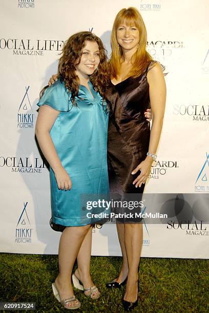 Ally Zarin and Jill Zarin attend Social Life Magazine Issue Release Party Sponsored by Nikki Beach Midtown at Social Life Estate on August 30, 2008...