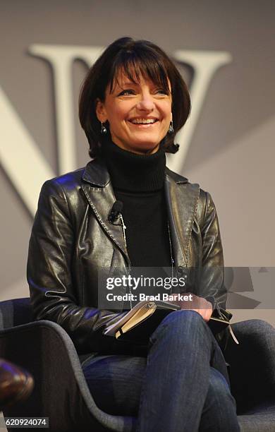 Head of Building 8 at Facebook Regina Dugan speaks onstage during the Fast Company Innovation Festival 2016 - Melinda Gates & Facebook's Regina Dugan...