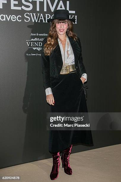 Actress and singer Lou Doillon attends the Vogue Fashion Festival dinner at Hotel Potocki on November 3, 2016 in Paris, France.