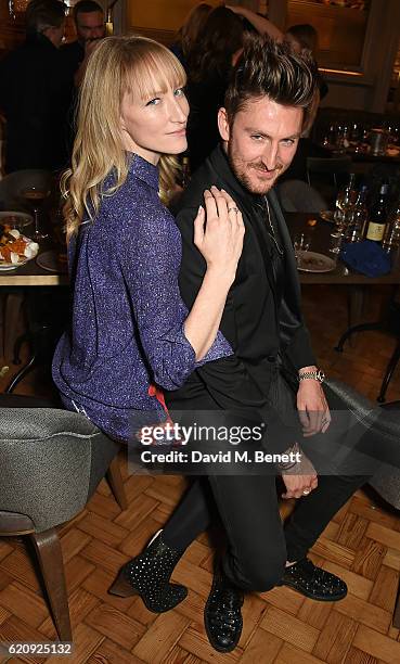 Jade Parfitt and Henry Holland attend the STYLE x PRINCIPAL Party at The Principal Manchester on November 3, 2016 in Manchester, England.