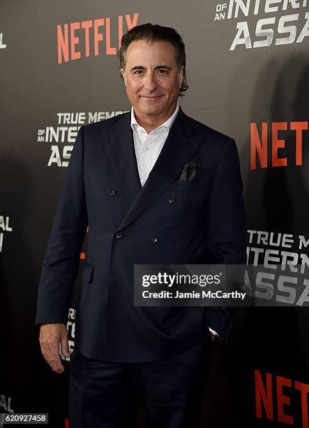 Andy Garcia attends "True Memoirs Of An International Assassin" at AMC Lincoln Square Theater on November 3, 2016 in New York City.