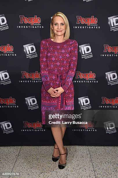 News Anchor Andrea Canning attends the Exclusive Screening Of "People Magazine Investigates" at Time Inc. Corporate Headquarters on November 3, 2016...