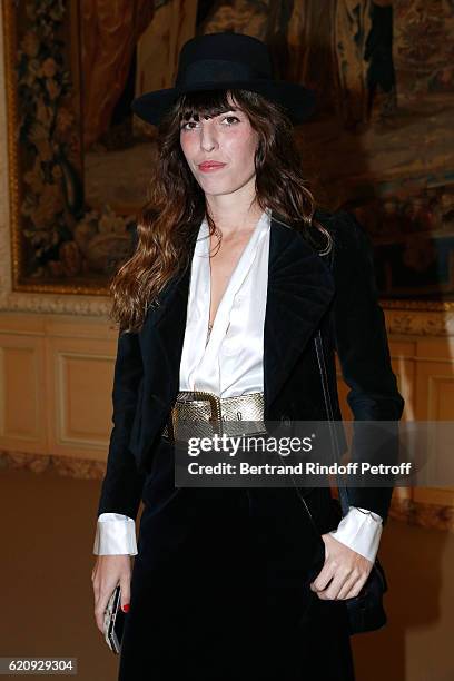 Lou Doillon attends the Vogue Fashion Festival at Hotel Potocki on November 3, 2016 in Paris, France.