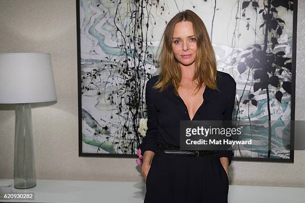 Fashion designer Stella McCartney poses for a photo during a personal appearance at Nordstrom Downtown Seattle on November 3, 2016 in Seattle,...