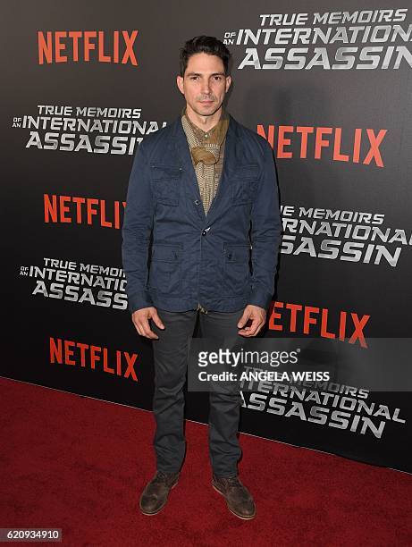 Maurice Compte attends the Netflix premiere of 'True Memoirs of An International Assassin' at AMC Lincoln Square Theatre on November 3, 2016 in New...