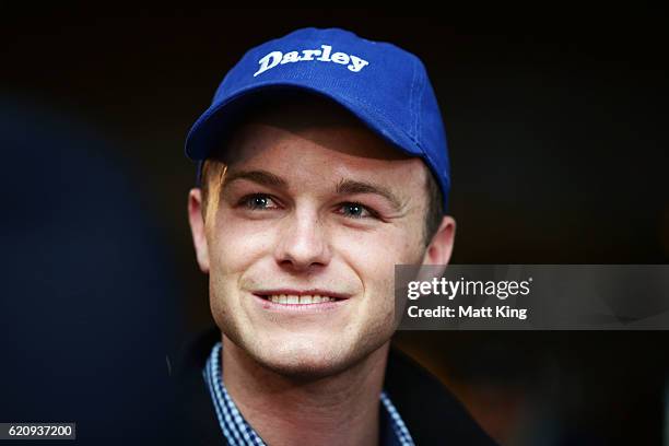 Trainer Ben Hayes speaks to the media during an Emirates Stakes Day press conference at Lumia Rogue on November 4, 2016 in Melbourne, Australia.