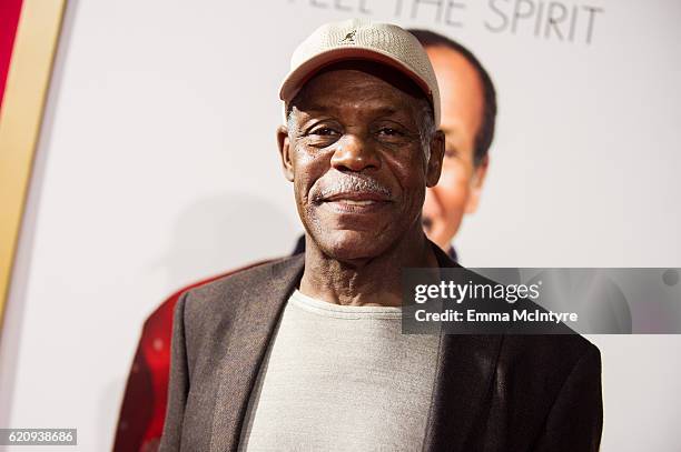 Actor Danny Glover arrives at the premiere of Universal's 'Almost Christmas' at Regency Village Theatre on November 3, 2016 in Westwood, California.