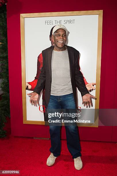 Actor Danny Glover arrives at the premiere of Universal's 'Almost Christmas' at Regency Village Theatre on November 3, 2016 in Westwood, California.