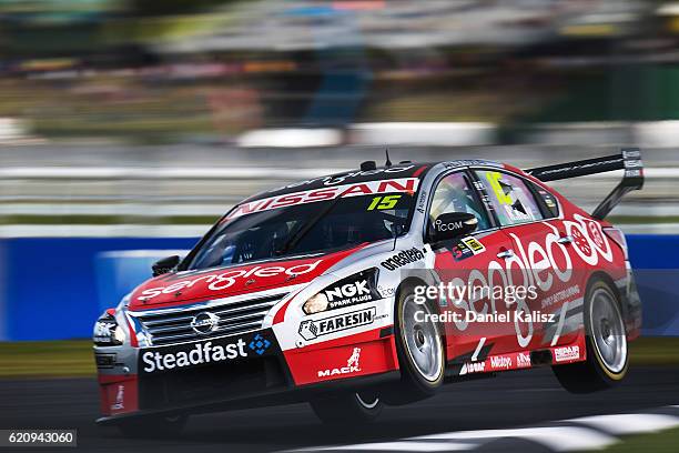 Rick Kelly drives the Nissan Motorsport Nissan Altima during practice for the Supercars Auckland International SuperSprint on November 4, 2016 in...