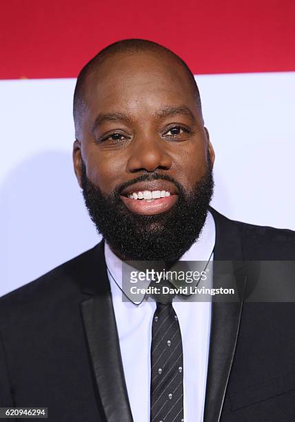 Director David E. Talbert attends the premiere of Universal's "Almost Christmas" at Regency Village Theatre on November 3, 2016 in Westwood,...