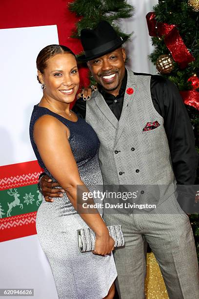 Producer Will Packer and Heather Packer attend the premiere of Universal's "Almost Christmas" at Regency Village Theatre on November 3, 2016 in...