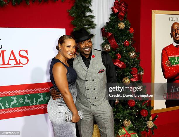 Producer Will Packer and Heather Packer attend the premiere of Universal's "Almost Christmas" at Regency Village Theatre on November 3, 2016 in...