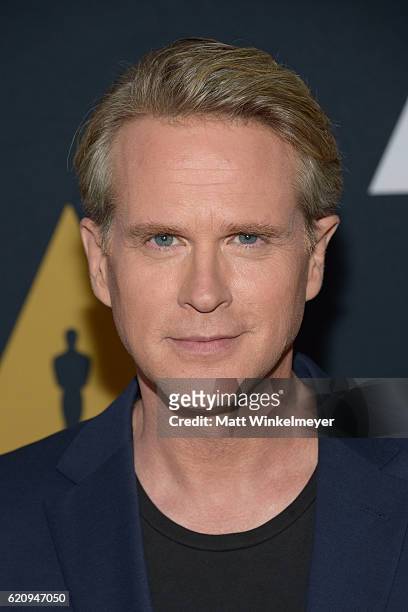 Actor Cary Elwes attends the 2016 Academy Nicholl Fellowships in Screenwriting Awards presentation and live read at Samuel Goldwyn Theater on...