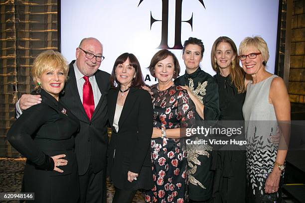 Laurie Dowling, Don Loftus, Pamela Baxter, Terry Darland, Elizabeth Musmanno,Cathy Obrien, Thia Breen attend The Fragrance Foundation Circle of...