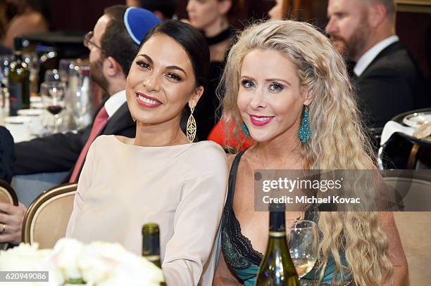 Actress Moran Atias and Traci Szymanski attend Friends Of The Israel Defense Forces Western Region Gala at The Beverly Hilton Hotel on November 3,...